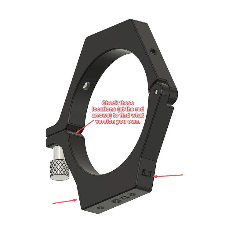 Astrodymium ZWO EAF Mount Add-on For Astrodymium V6 Ring System | First ...